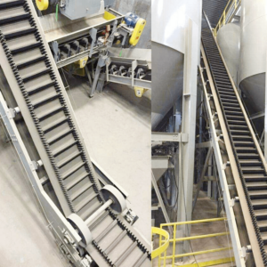 大倾角皮带输送机